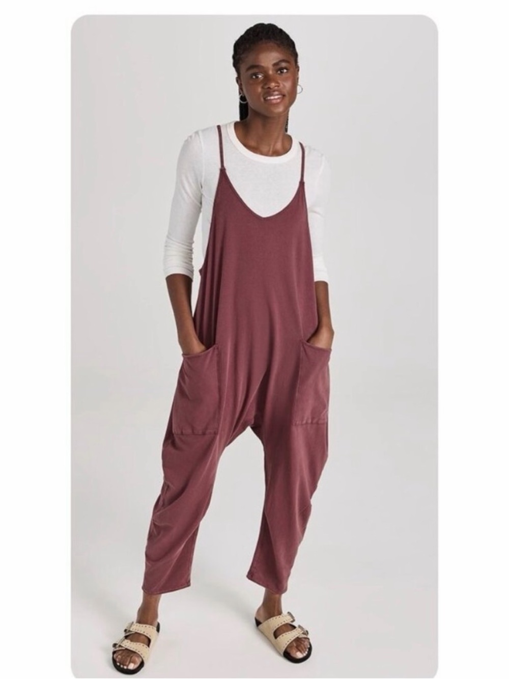 FP Movement Hot Shot Onesie Mauve
